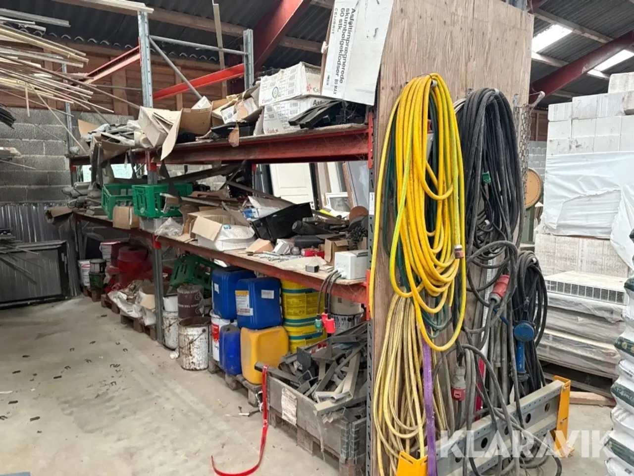 Billede 2 - Pallereol med blandet værktøj og materialer
