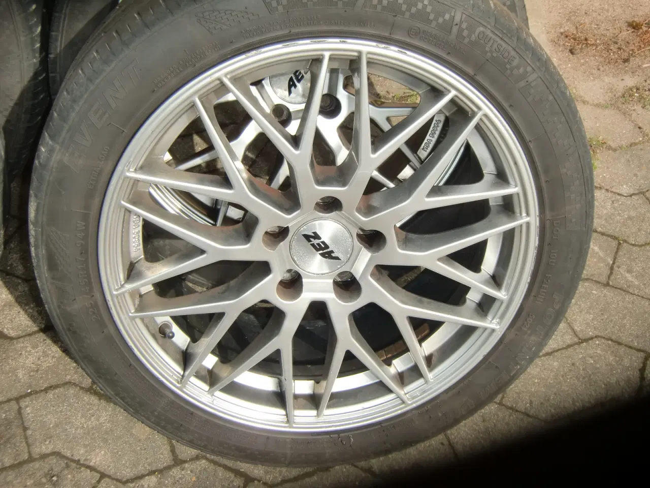 Billede 4 - 4 stk alufælge AEZ med dæk fra Peugeot 308