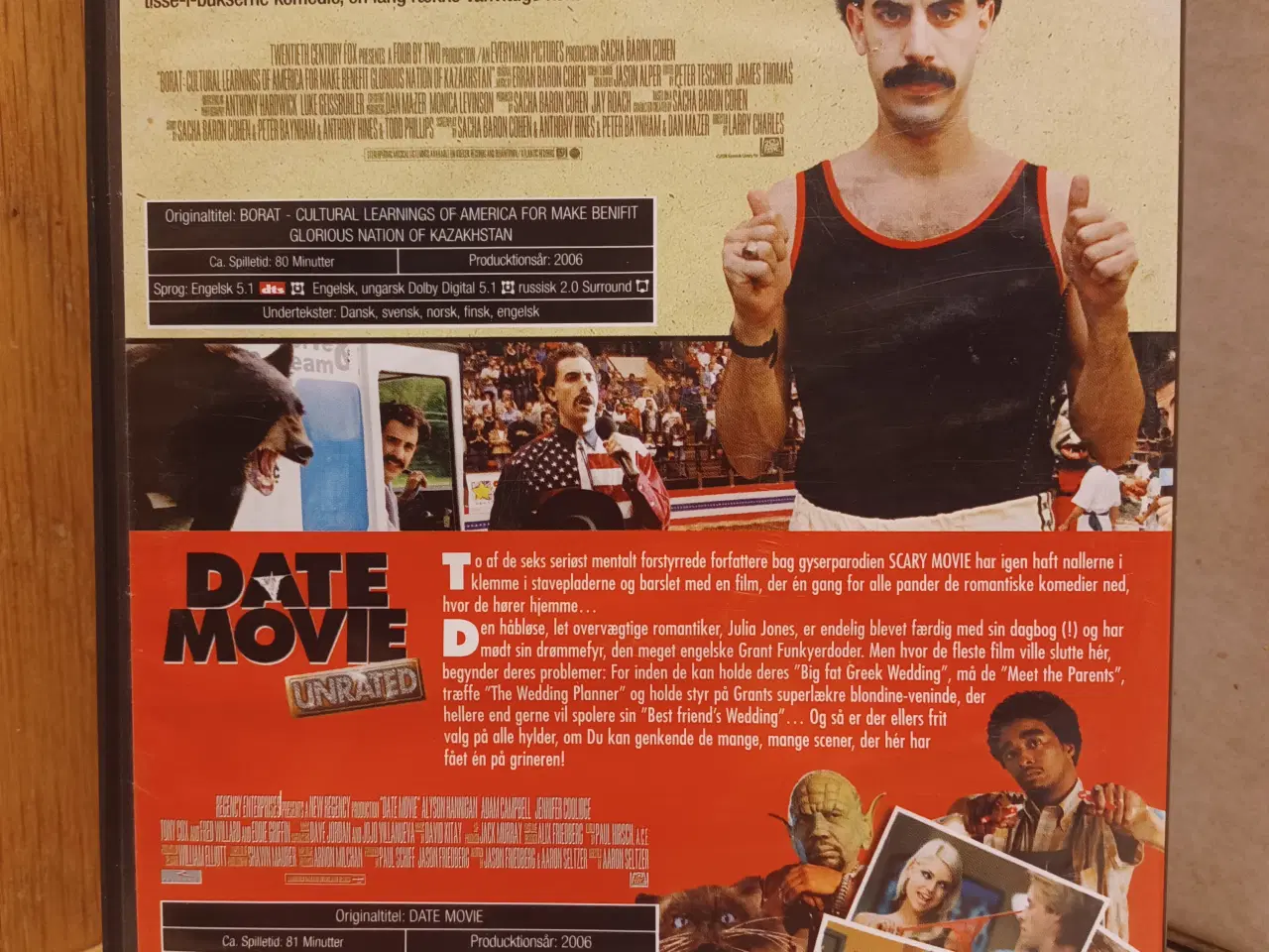 Billede 2 - Borat / Date Movie DVD komedie