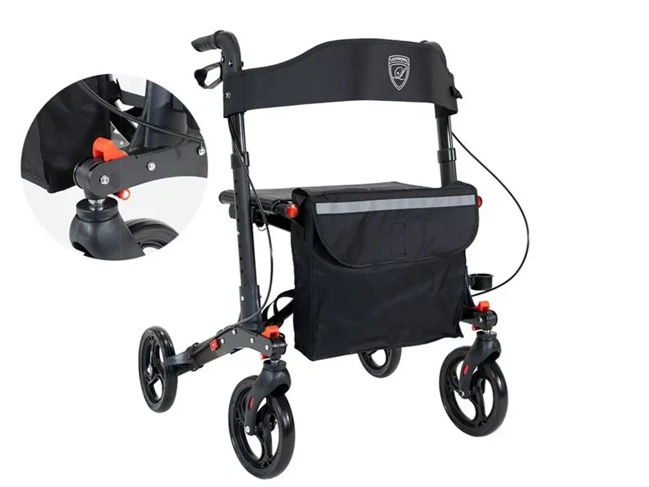 Billede 1 - Lindebjerg Rollator  HF 150 Smart klik - Sort