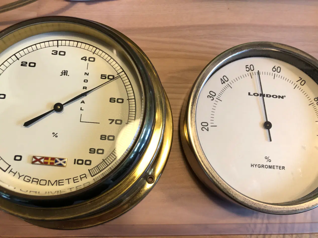 Billede 8 - Hygrometer i messing