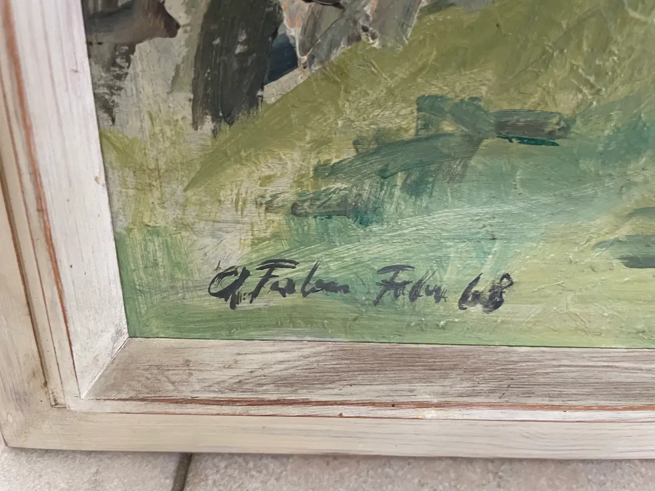 Billede 2 - lot Oliemaleri af  Asger Faber 