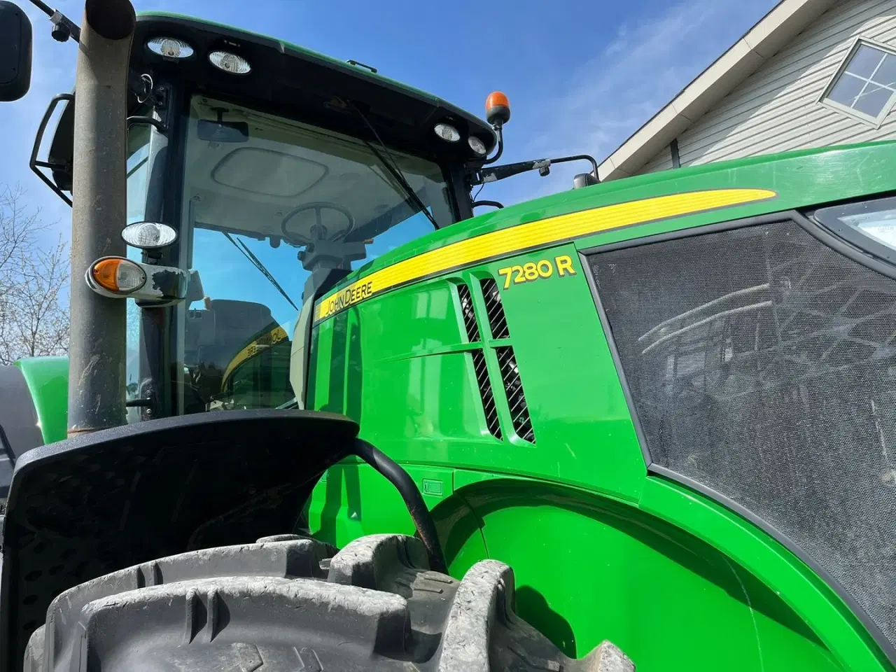Billede 23 - John Deere 7280R Med næsten nye dæk på og frontlift.
