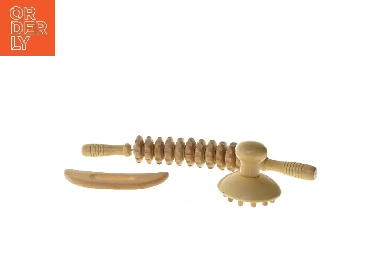 Billede 2 - Træ massageværktøj sæt (str. 44 cm)