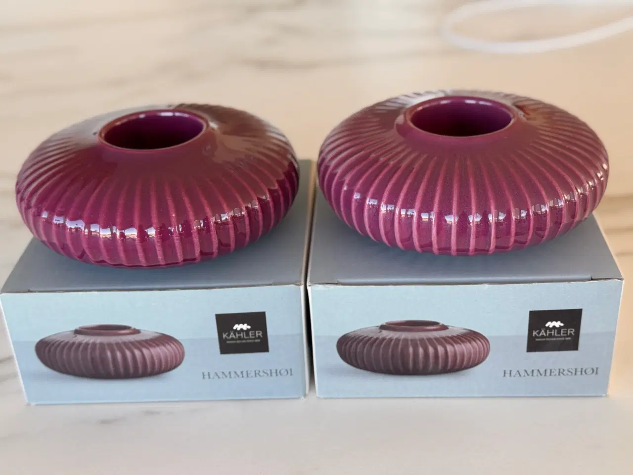 Billede 4 - Kähler H5 Fyrfadsstage, 2 stk