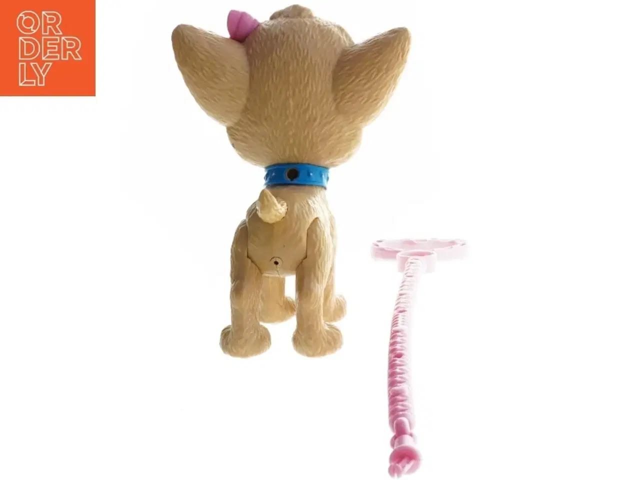 Billede 3 - Figurlegetøj hund med snor (str. 17 cm)