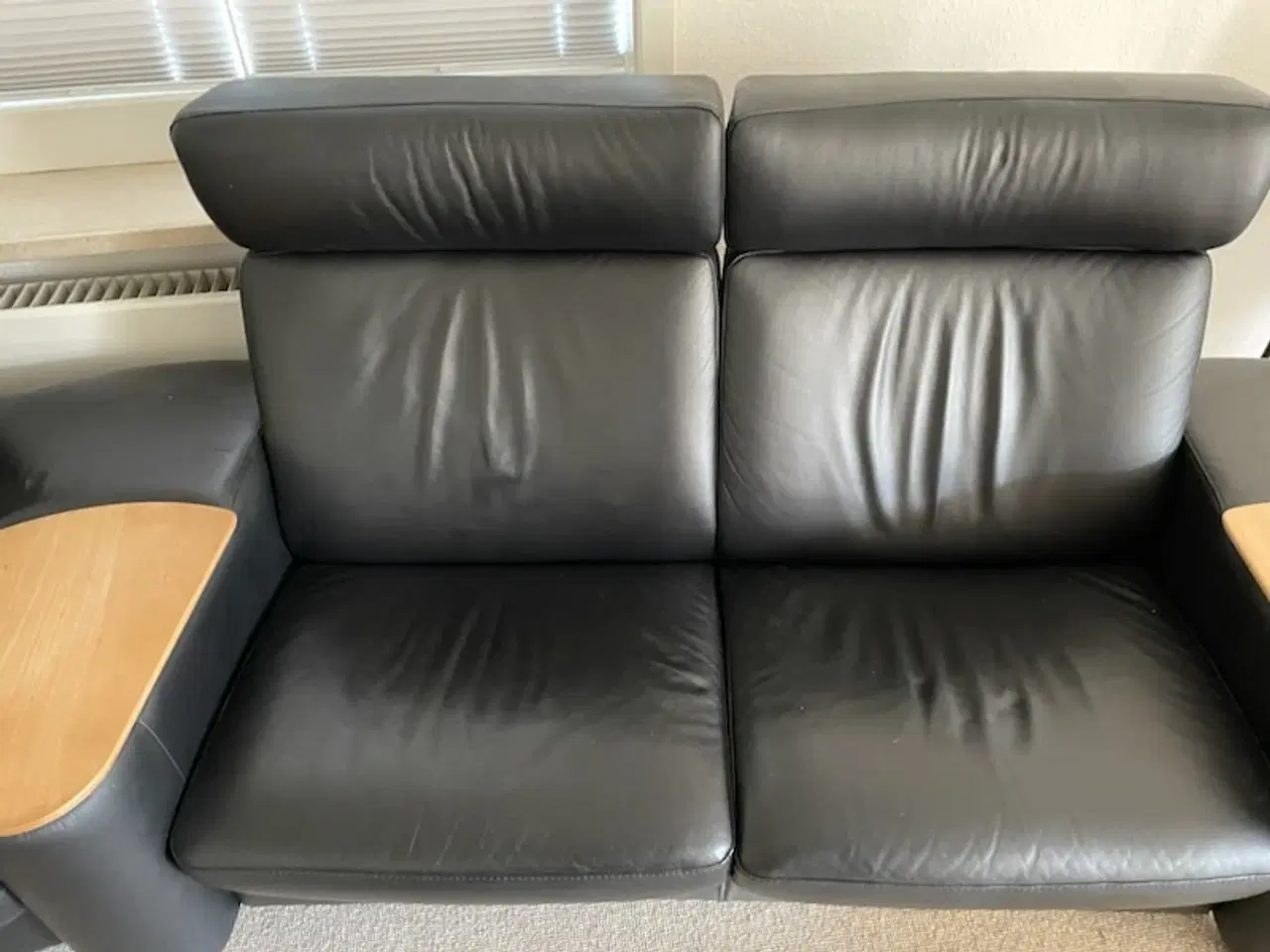 Billede 4 - Stressless sofa - biografmodel - med stor puf