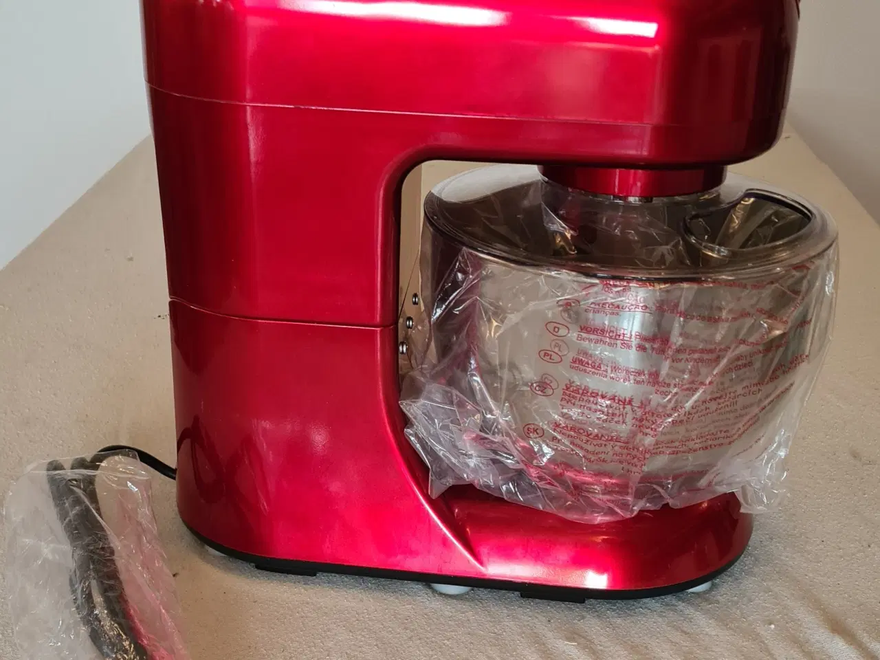 Billede 4 - TS Kitchen Køkkenmaskine Rød Rustfrit Stål