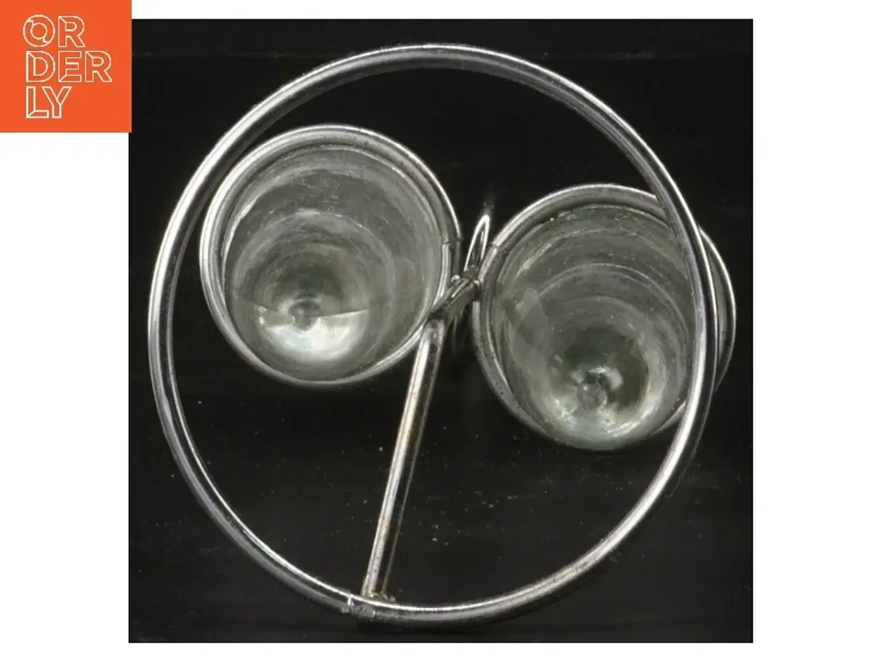 Billede 2 - Salt- og peberbøsse i stativ (str. 16 cm)