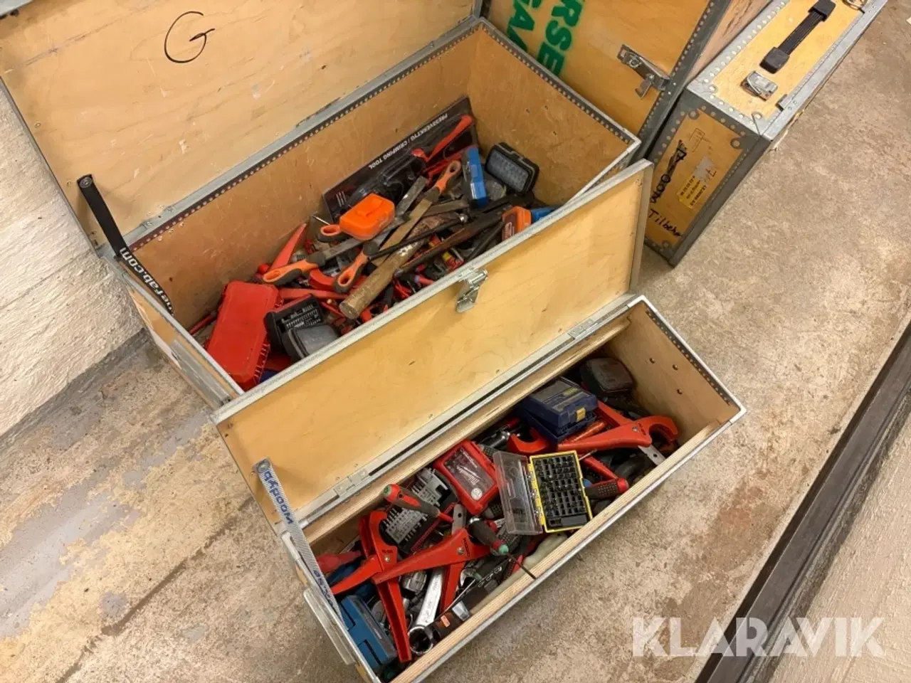 Billede 1 - Kasser med værktøj - 2 styk