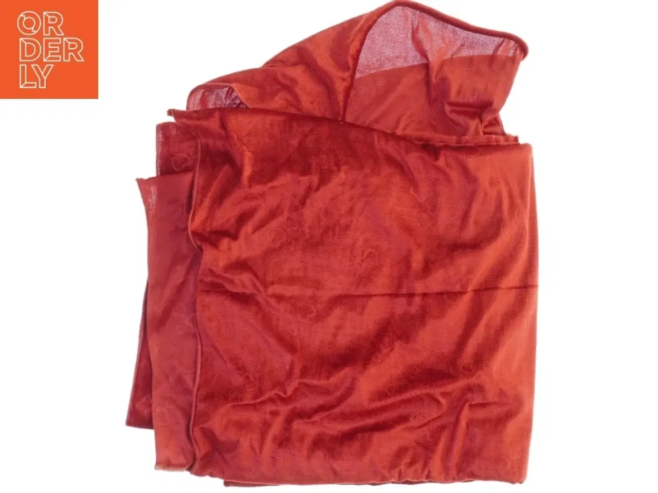 Billede 1 - Rødt nervøs velour (str. 300 x, 154 cm)