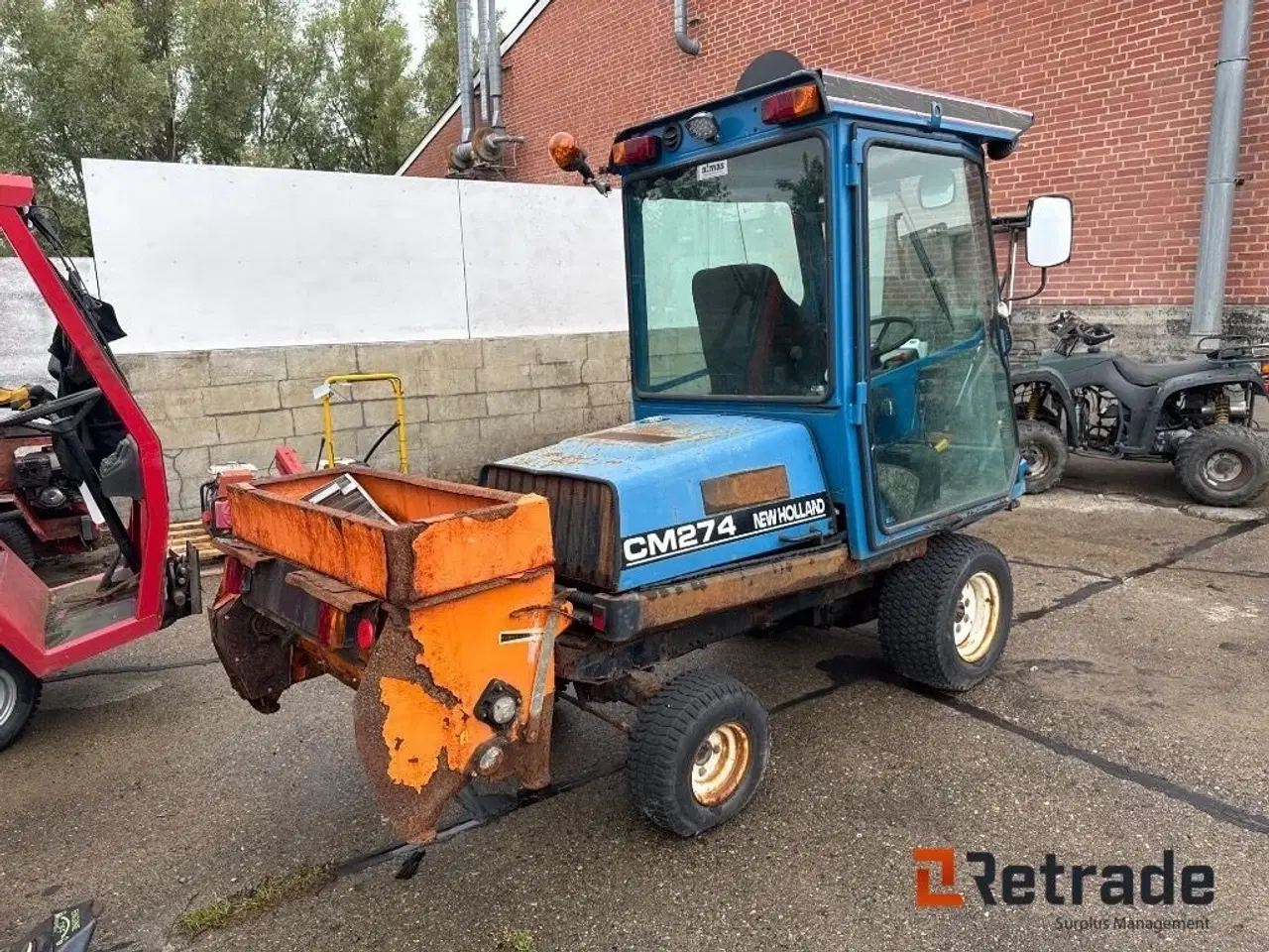 Billede 3 - New Holland CM274 Med HYDROMANN 100H saltudlægger