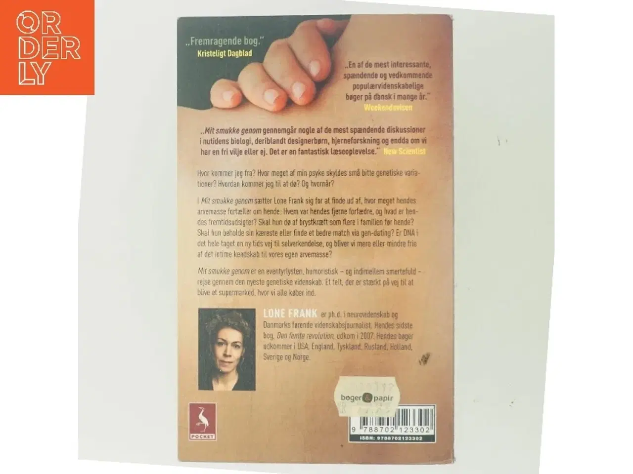 Billede 3 - Mit smukke genom : historier fra genetikkens overdrev af Lone Frank (Bog)