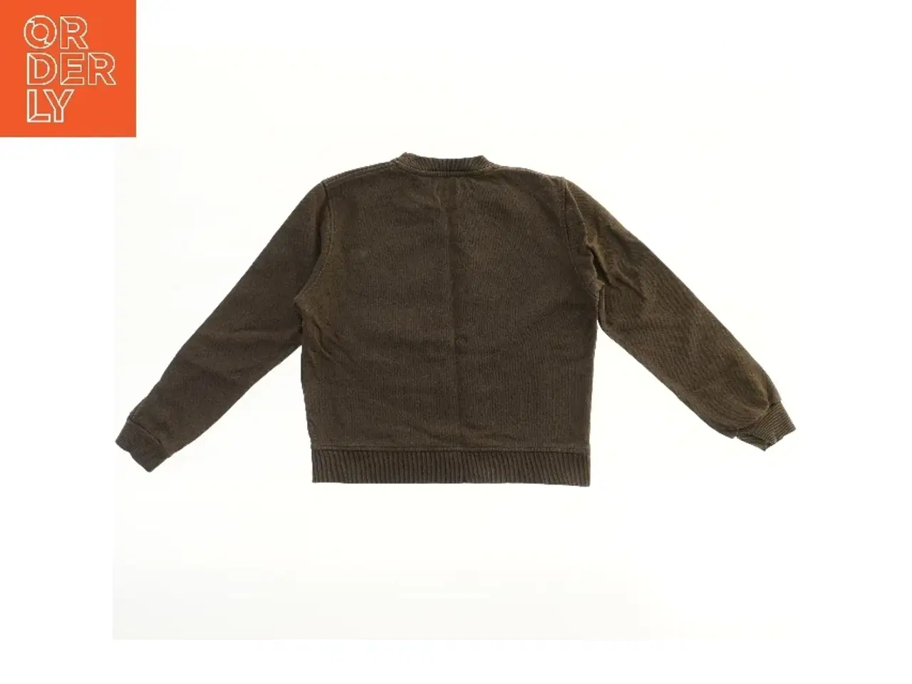 Billede 2 - Brun sweatshirt med grafik tryk fra Mads Nørgaard (str. 140)
