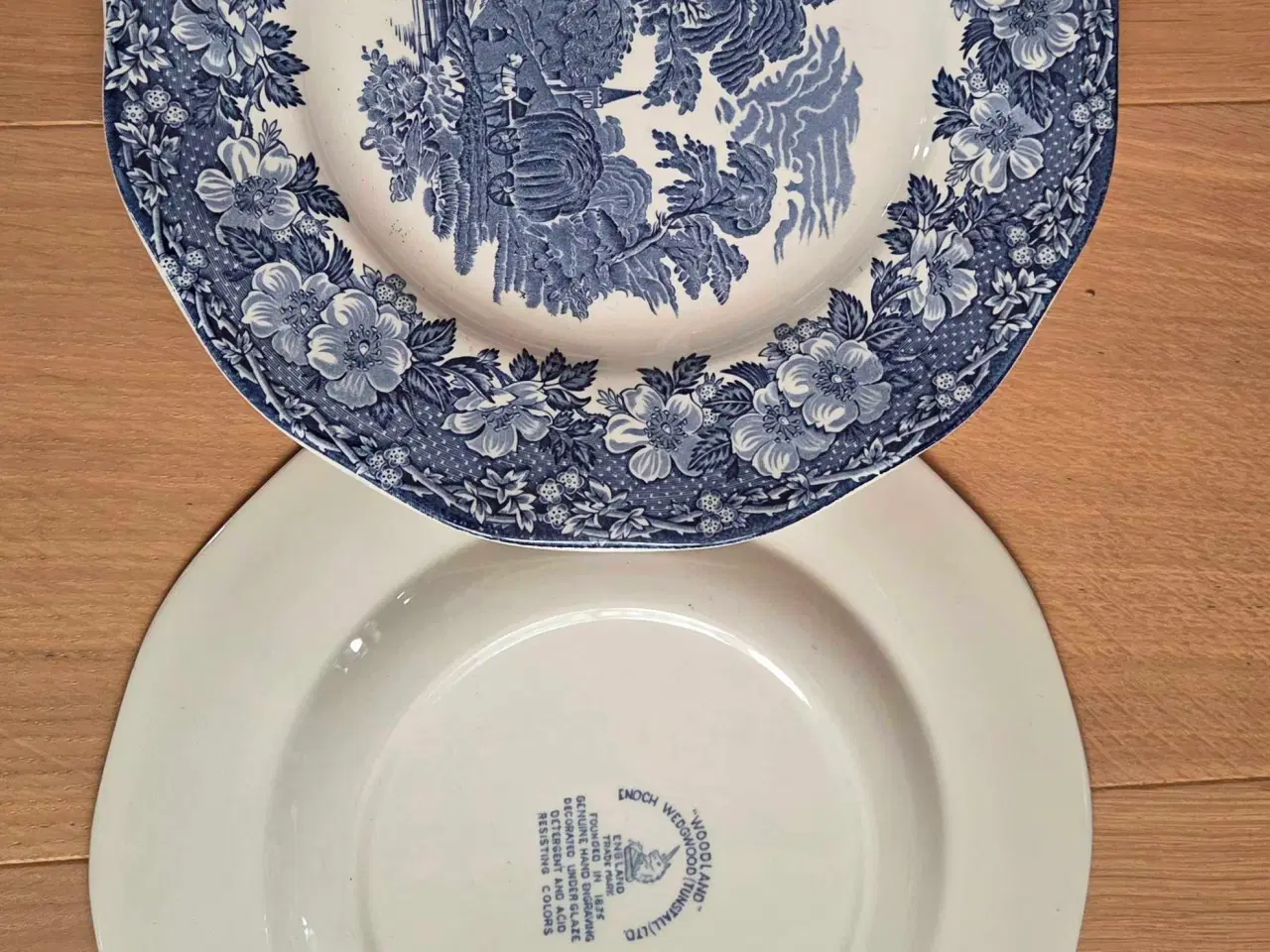 Billede 2 - Woodland engelsk fajance, blå