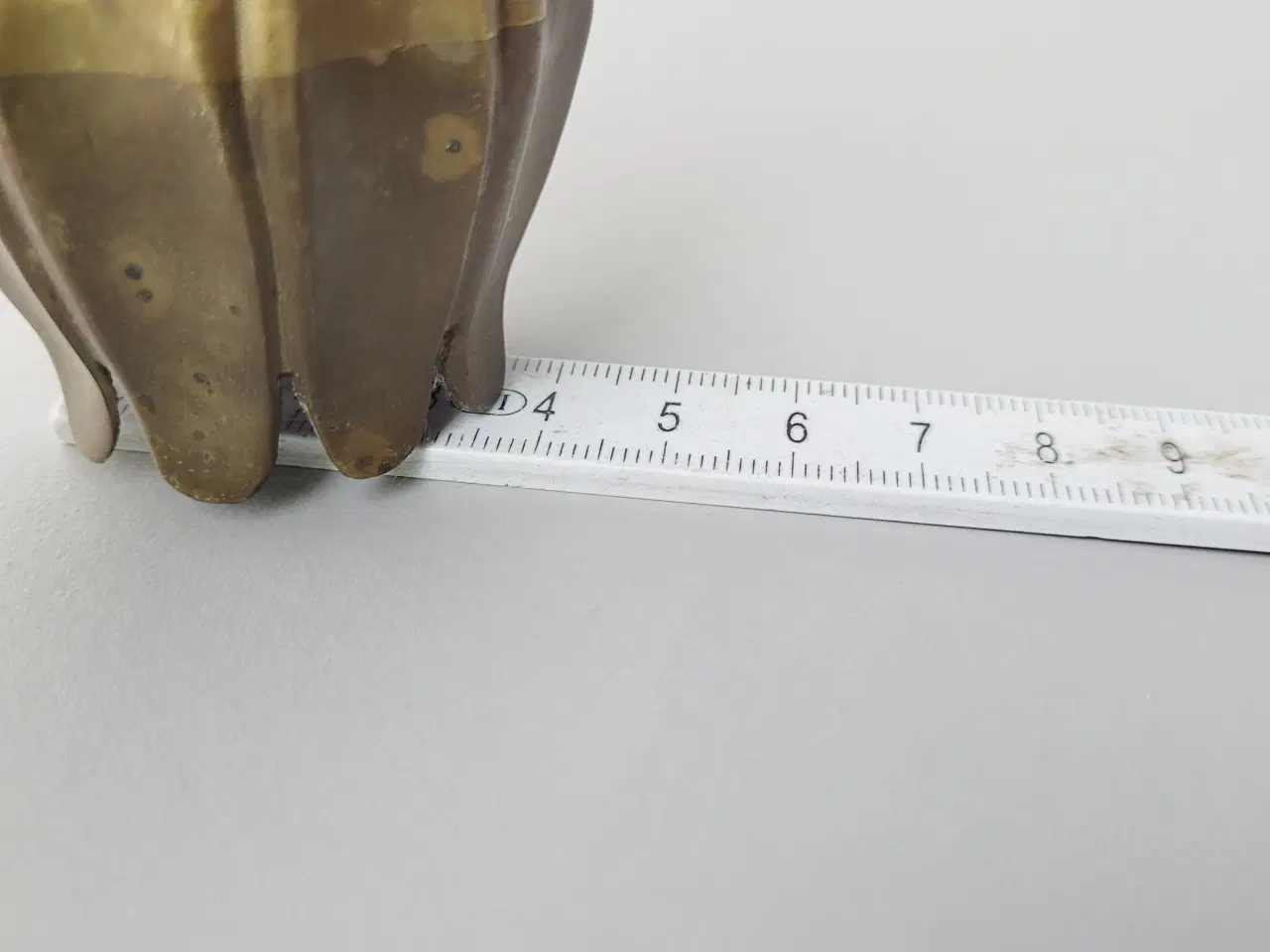 Billede 8 - ⭐️· Sjælden Vintage Håndklokke i Messing & Træ 