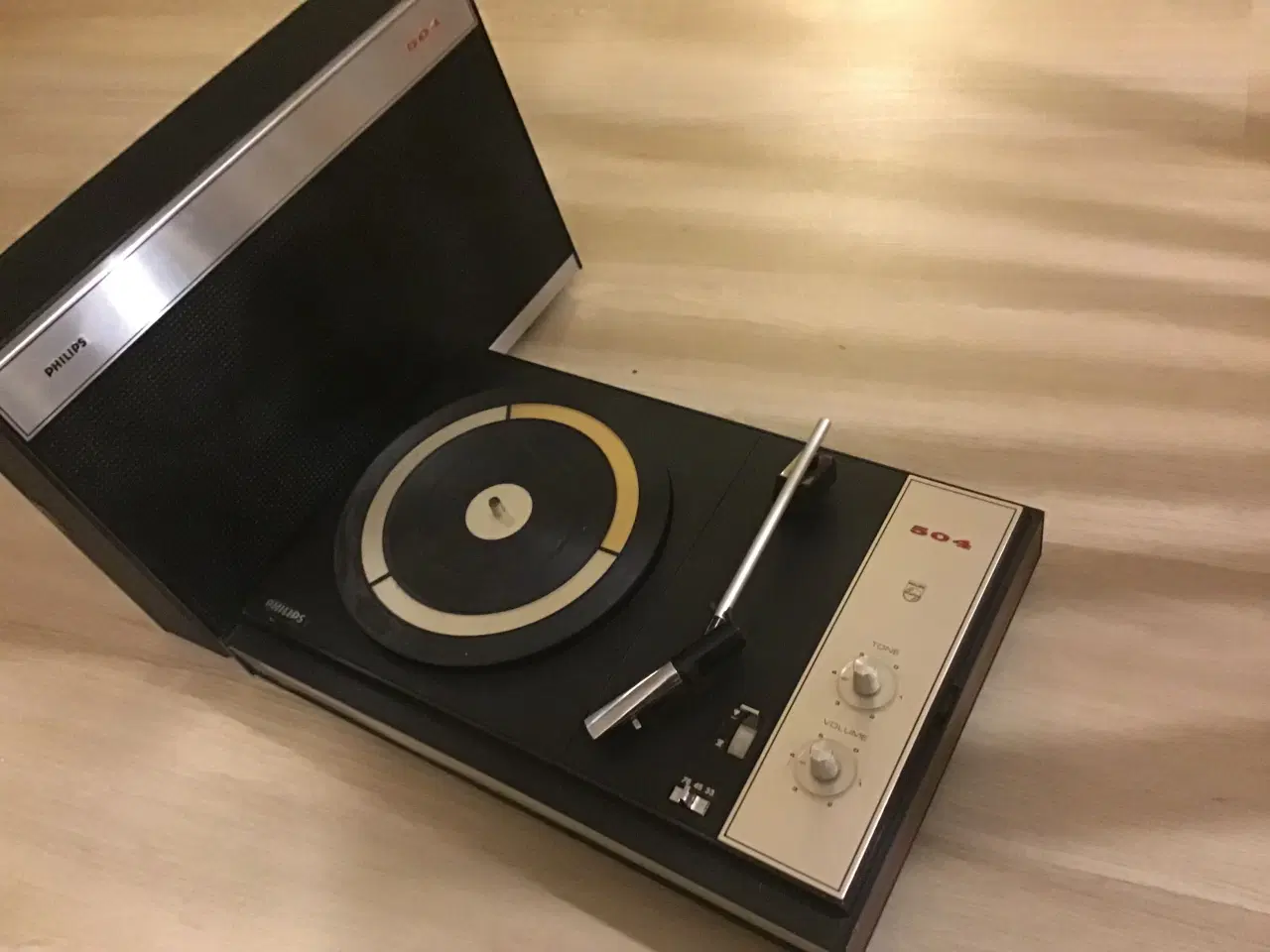 Billede 6 - Pladespiller med højtaler Retro