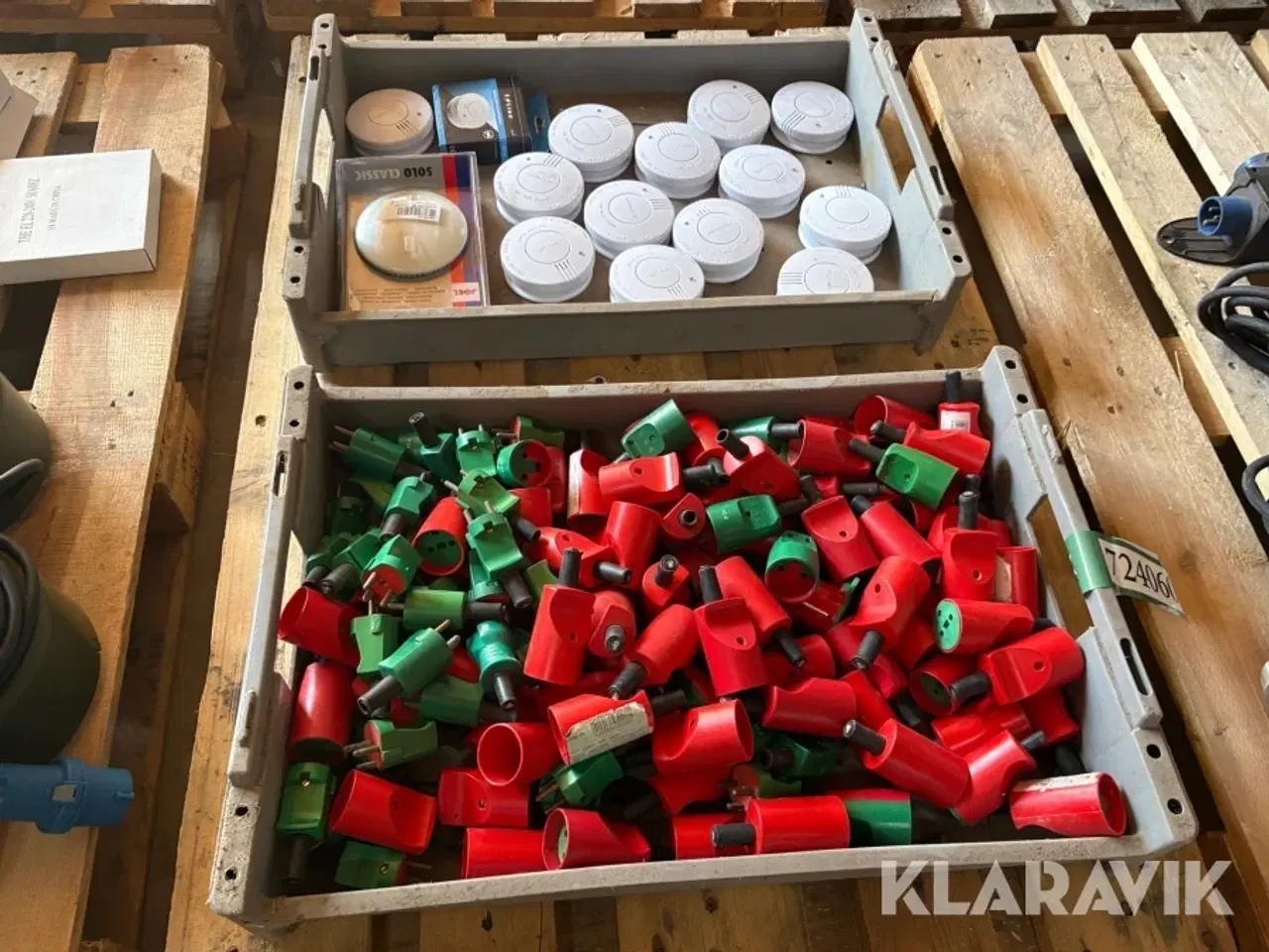 Billede 3 - Røgalarmer og 220 volt arbejdsstik 15 styk røgalarmer