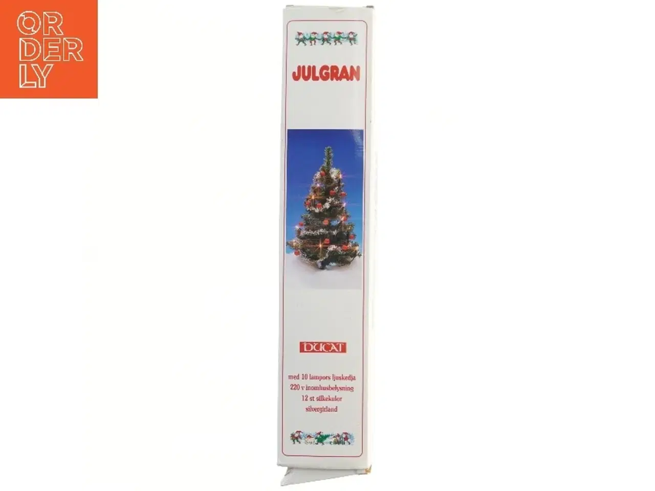 Billede 1 - Juletræ med elektrisk belysning (str. 60 cm)