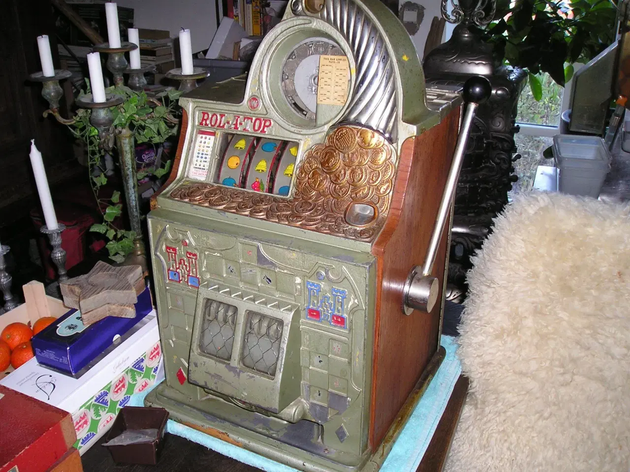 Billede 1 - Gl. spilleautomat fra gl. gøgl