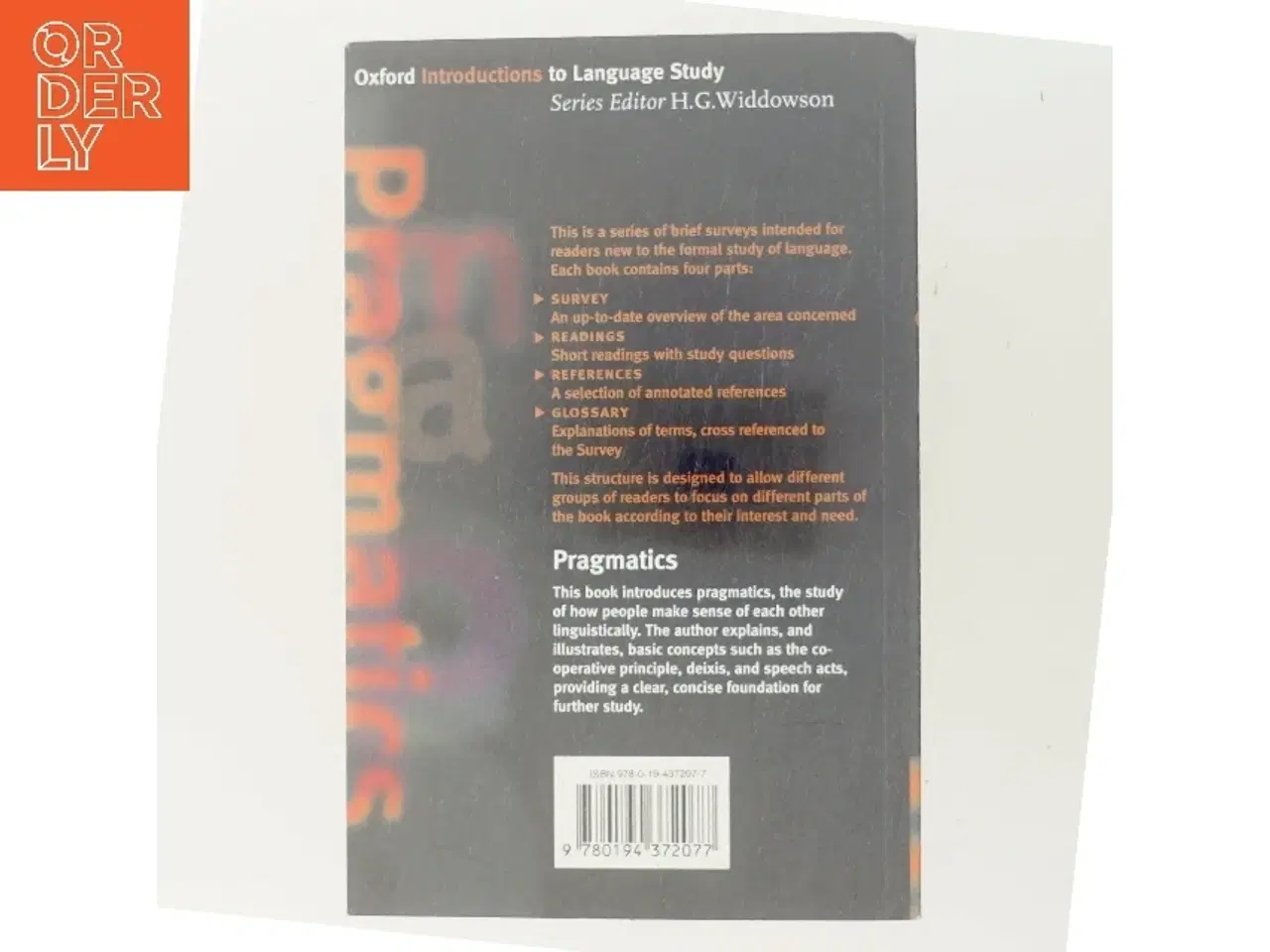 Billede 3 - Pragmatics af George Yule (Bog)