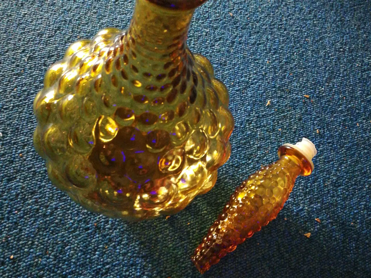 Billede 1 - Empoli "Hobnail/Bubble" decanter