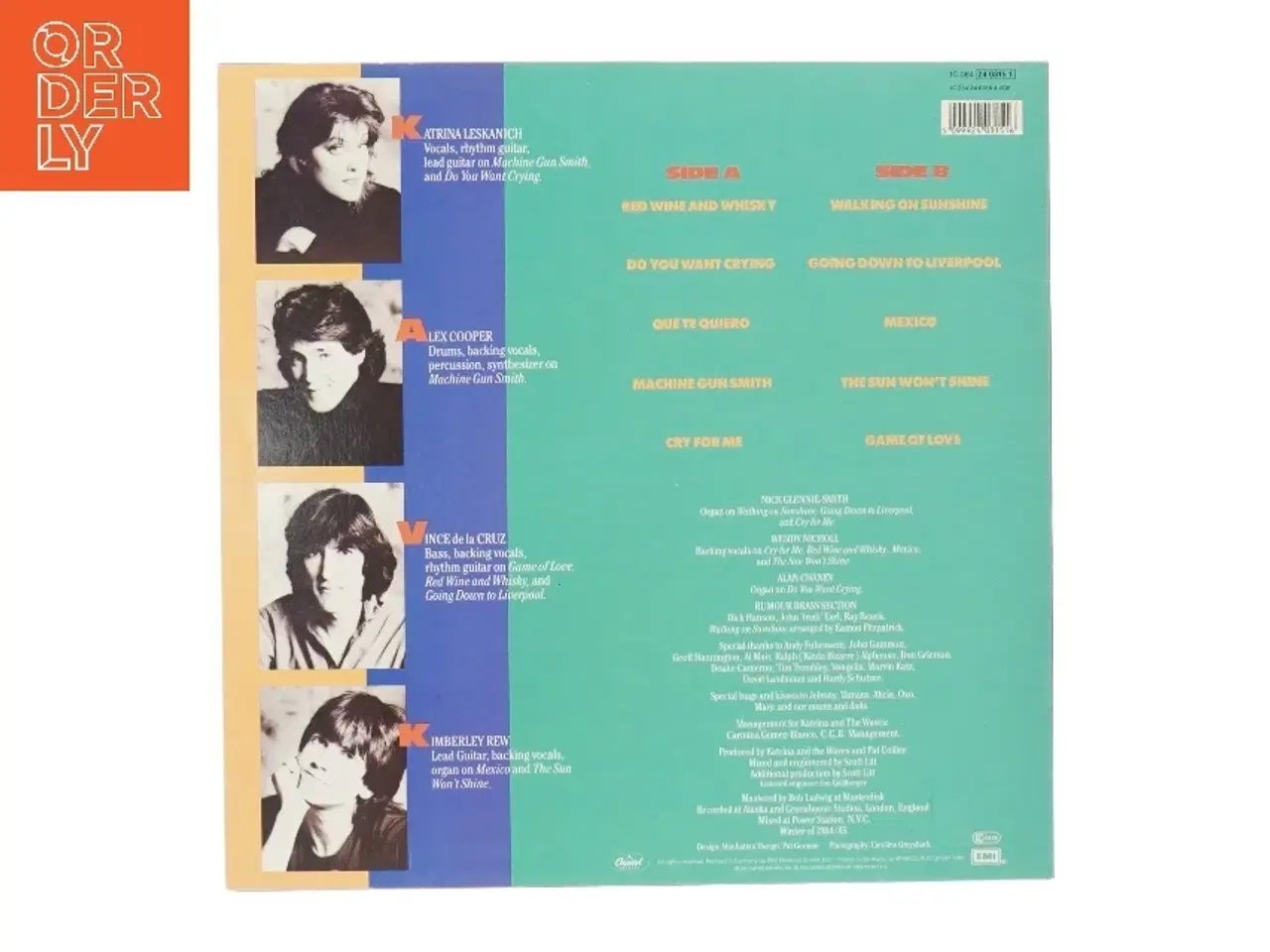 Billede 2 - Katrina and the Waves album LP fra Capitol Records