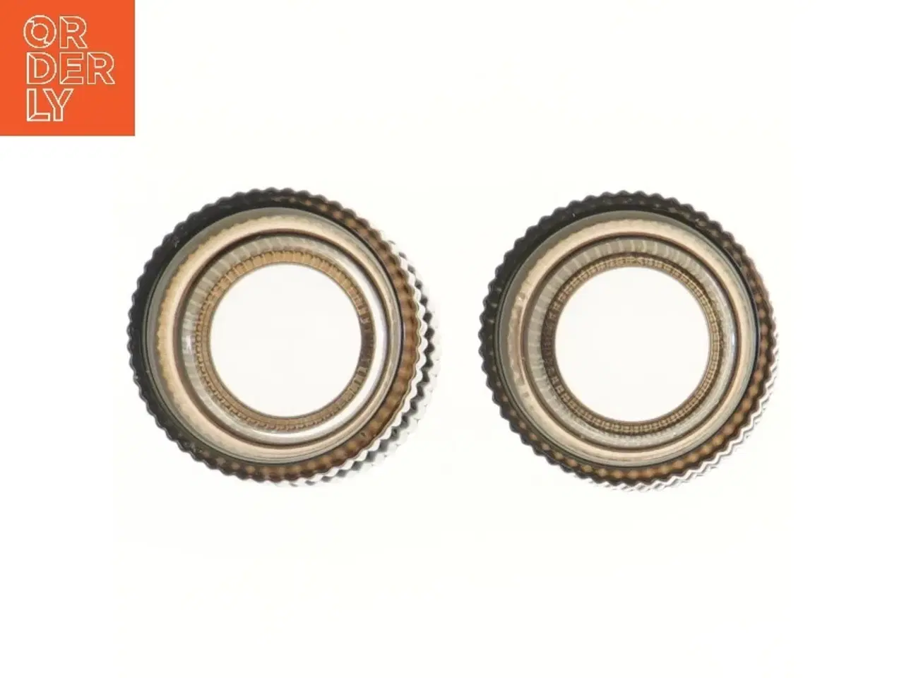 Billede 3 - Rillede glaslysestager (str. Ø 9 cm)