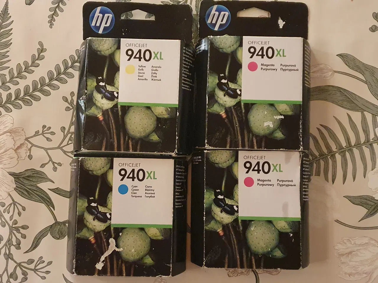 Billede 1 - HP 940XL Blækpatroner 2 rød,en gul,en blå