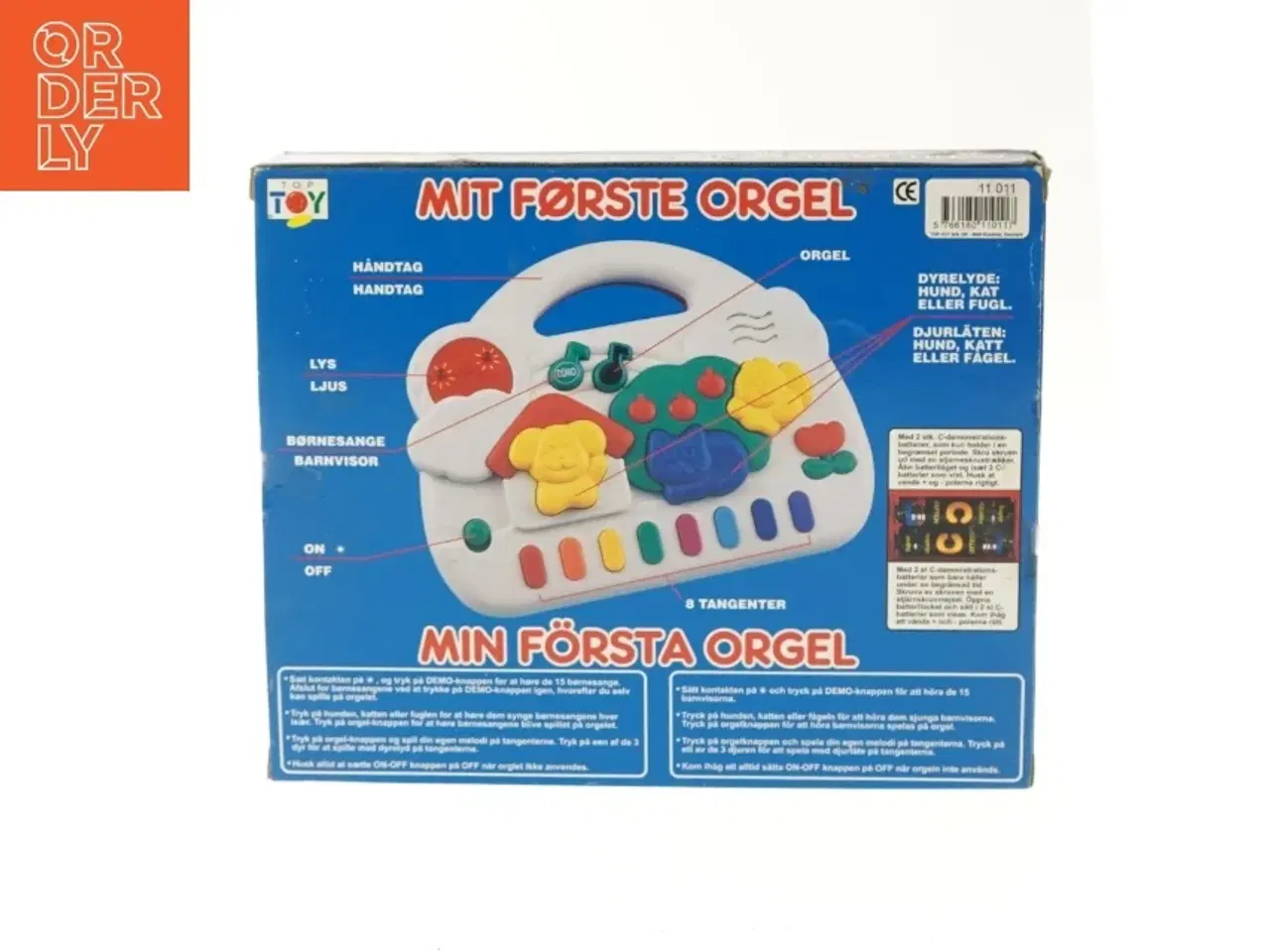 Billede 2 - Mit første orgel legetøj fra Music Time (str. 30x25 cm)