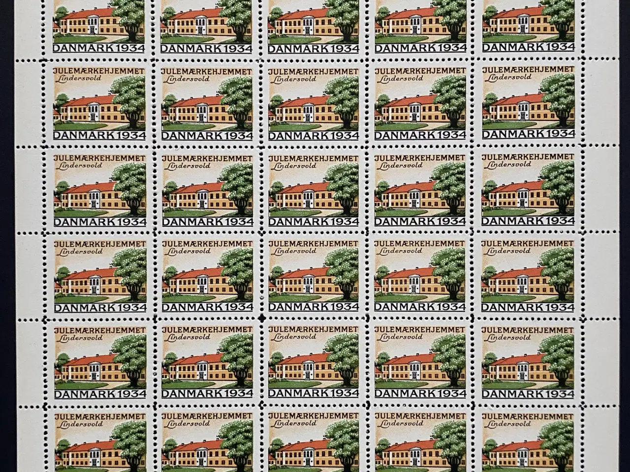 Billede 1 - Julemærker Danmark helark 1934