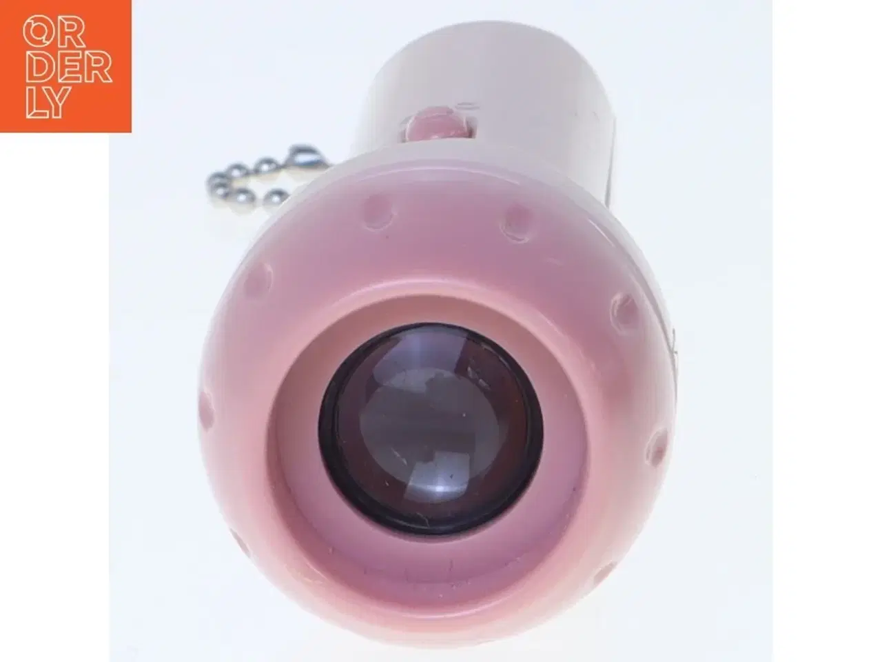 Billede 2 - Rosa LED mini-lommelygte med nøglering (str. 12 cm)