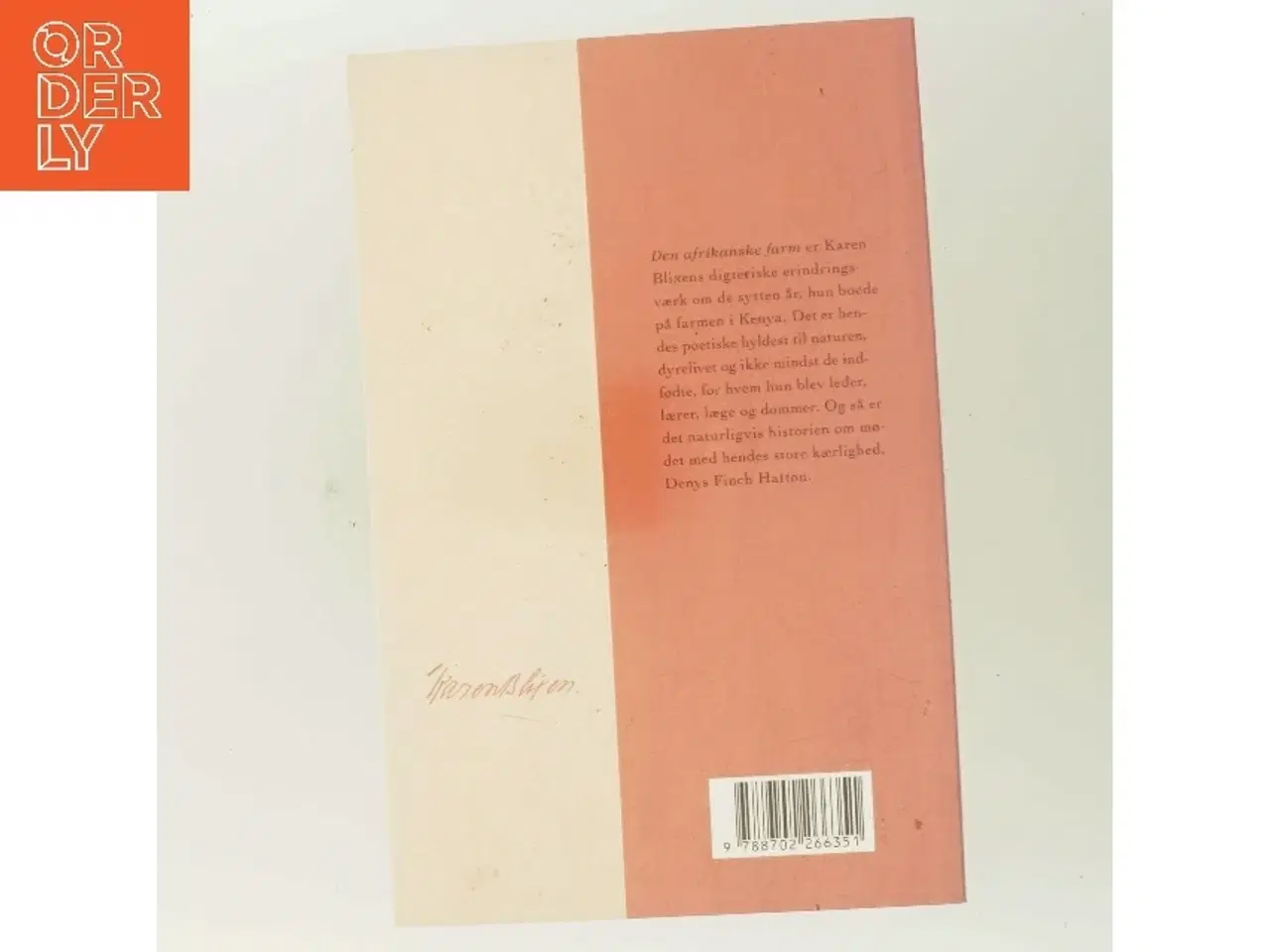 Billede 3 - Den afrikanske farm (Moderne retskrivning) af Karen Blixen (Bog)