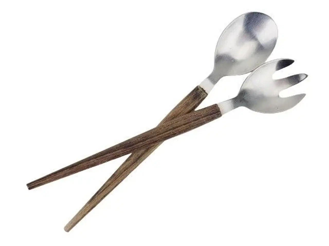 Billede 4 - ⭐️- Retro Salatbestik - Skaft i Teak