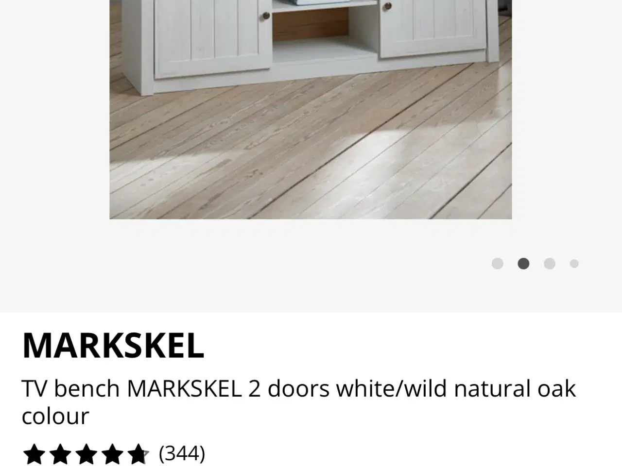 Billede 3 - LG 50” 4K TV + IKEA MARKSKEL TV-bord – god stand