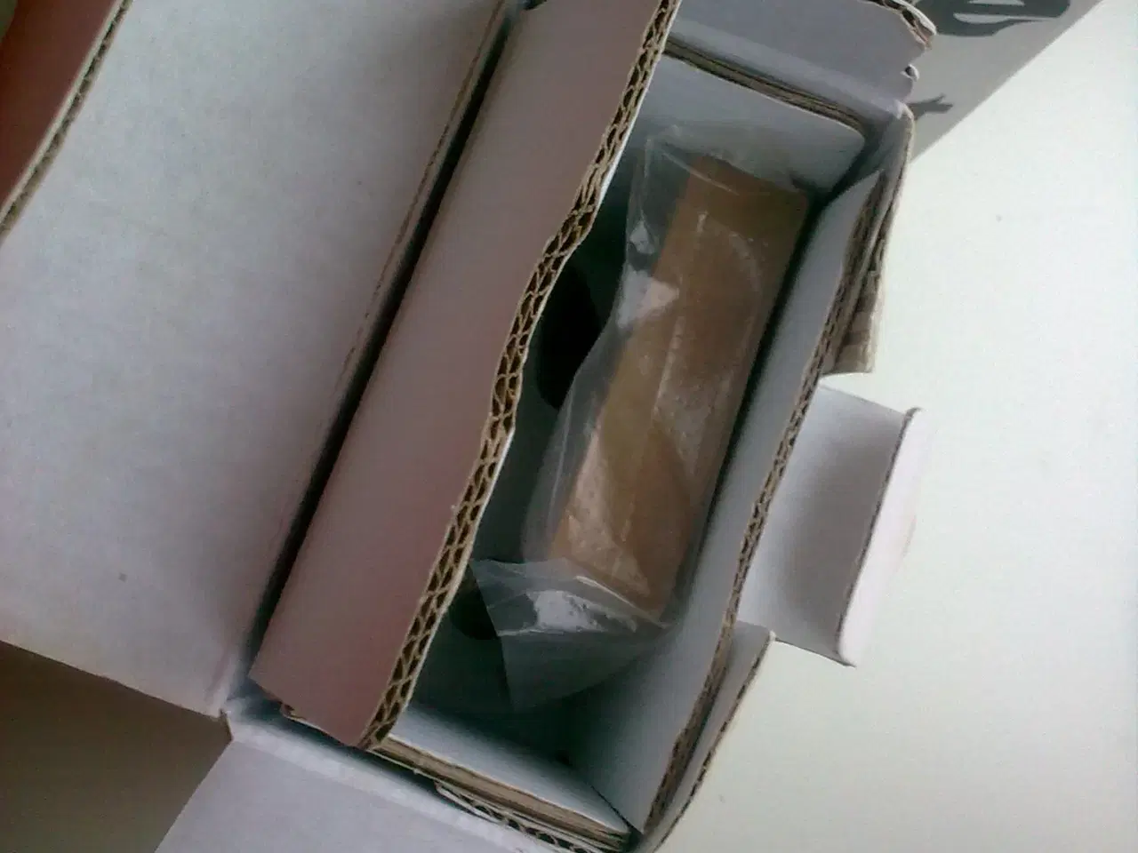 Billede 4 - Støbejern søm MENU lysestage natur træstamme DIY