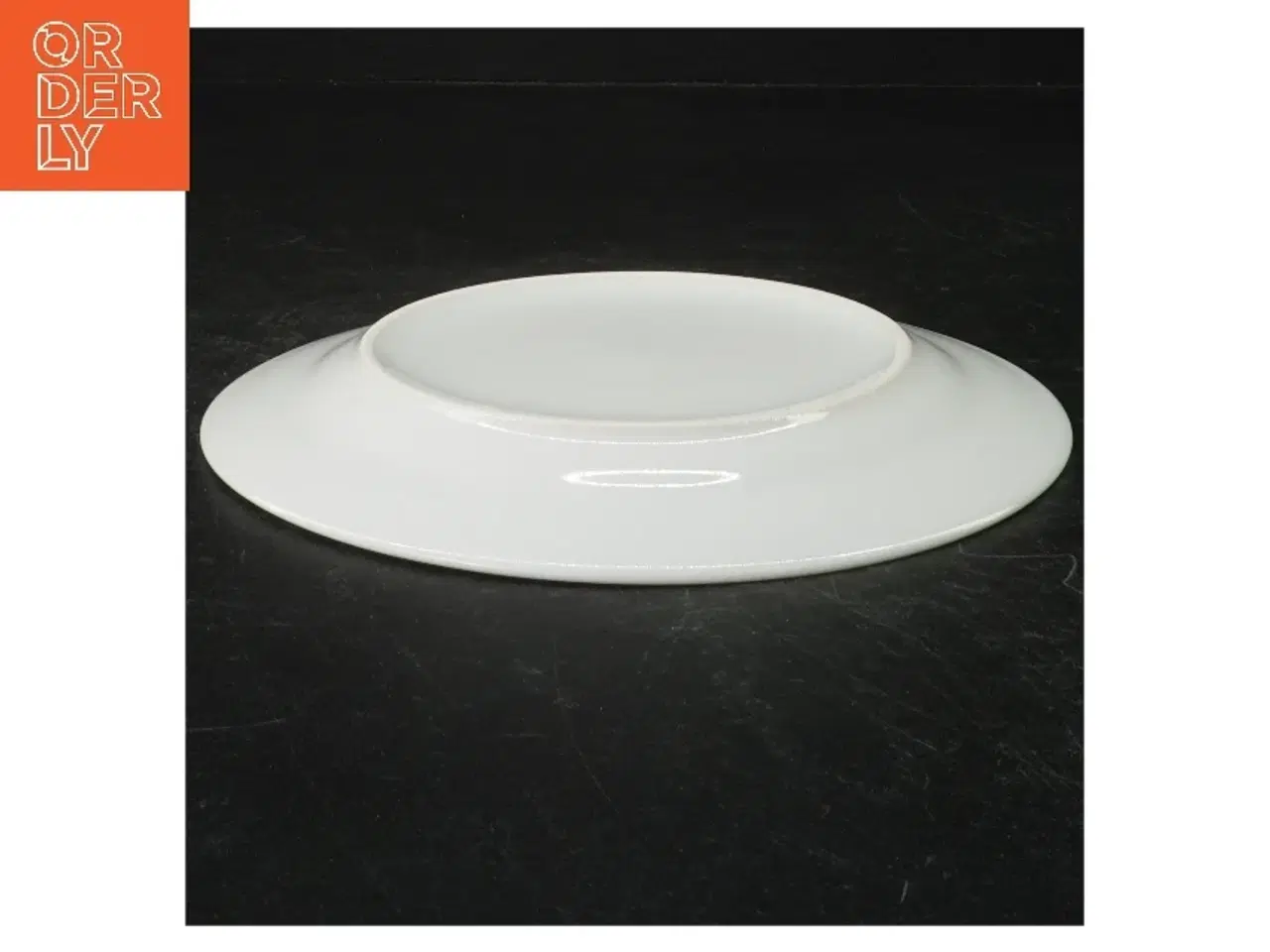 Billede 1 - Hvid tallerken (str. 19,5 cm)