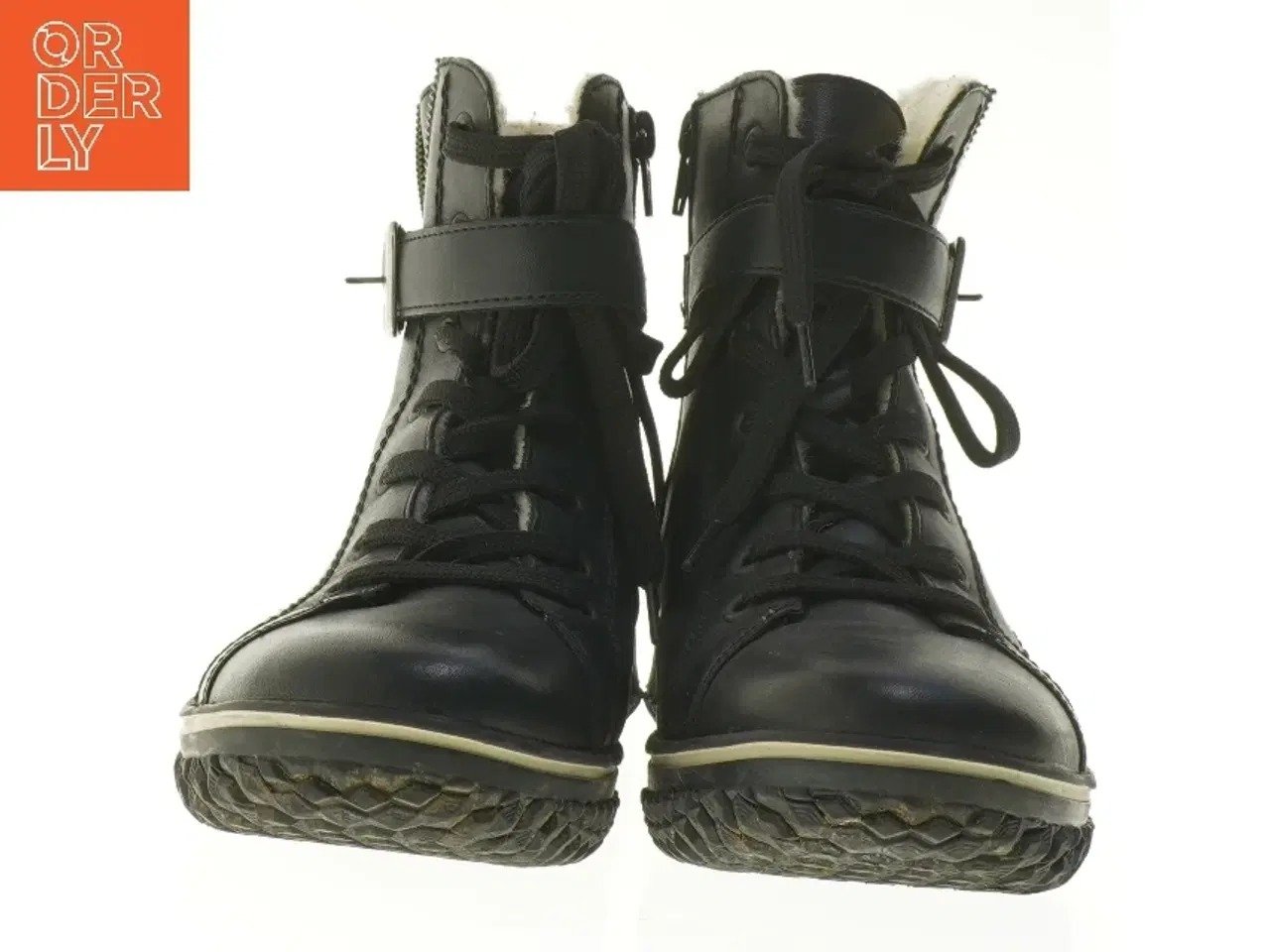 Billede 4 - Sort støvle, størrelse 40 fra Rieker (str. 40 )