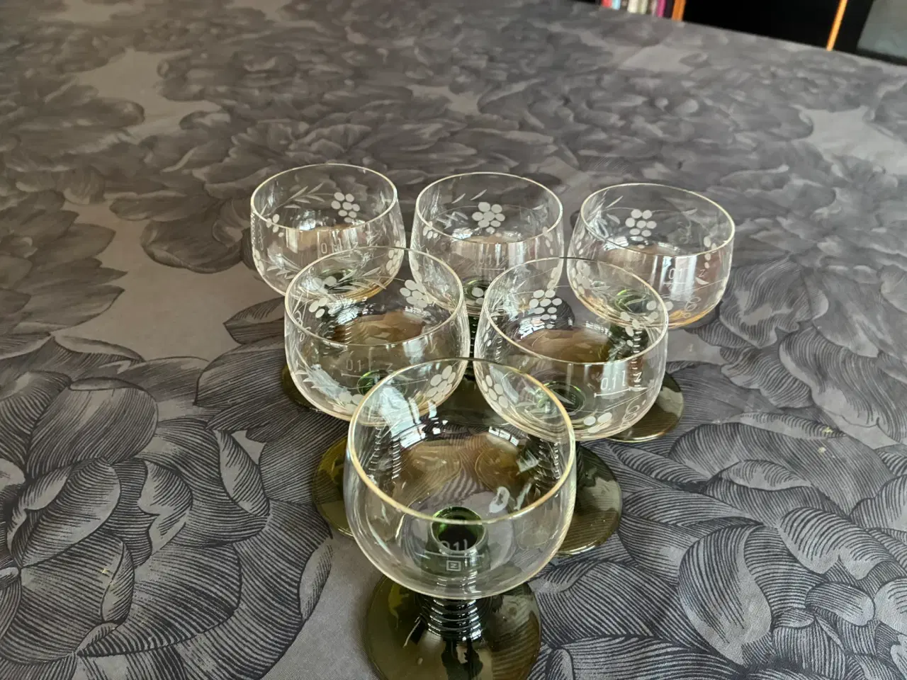 Billede 3 - 30 flotte Rømerglas og fem grønne hvidvinsglas