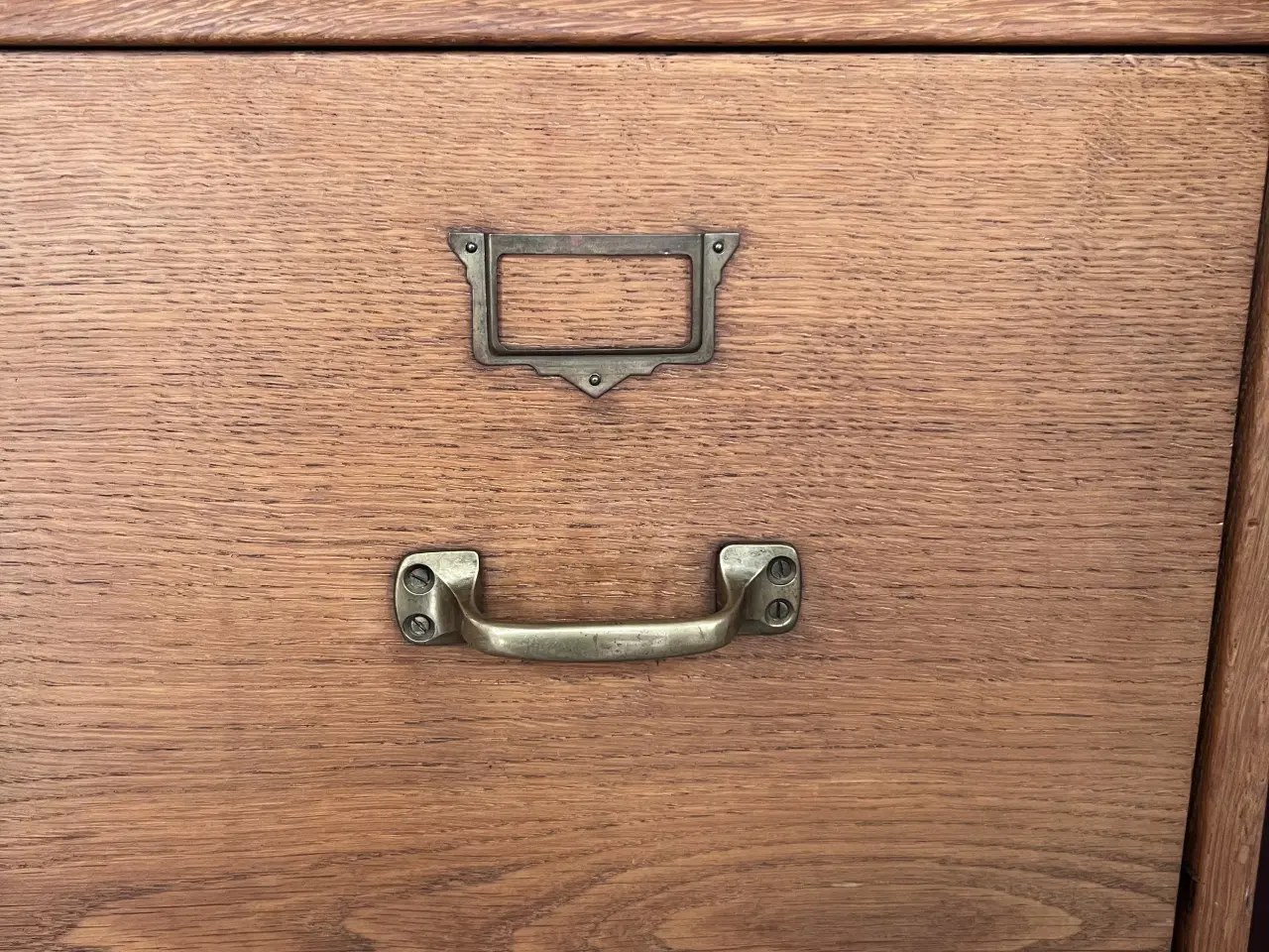 Billede 8 - Arkivskab i egetræ