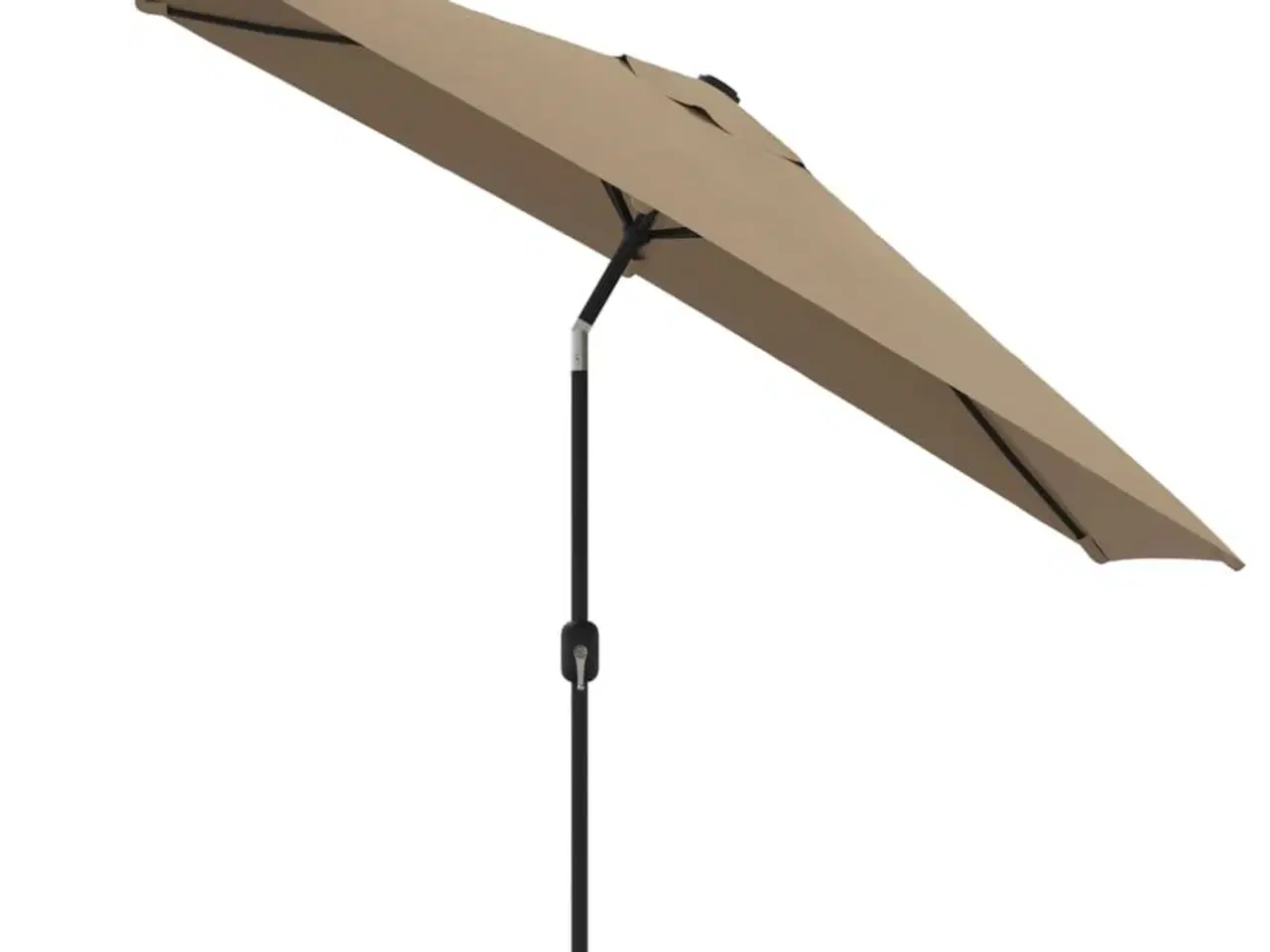 Billede 3 - Parasol med metalstang 300x200 cm gråbrun