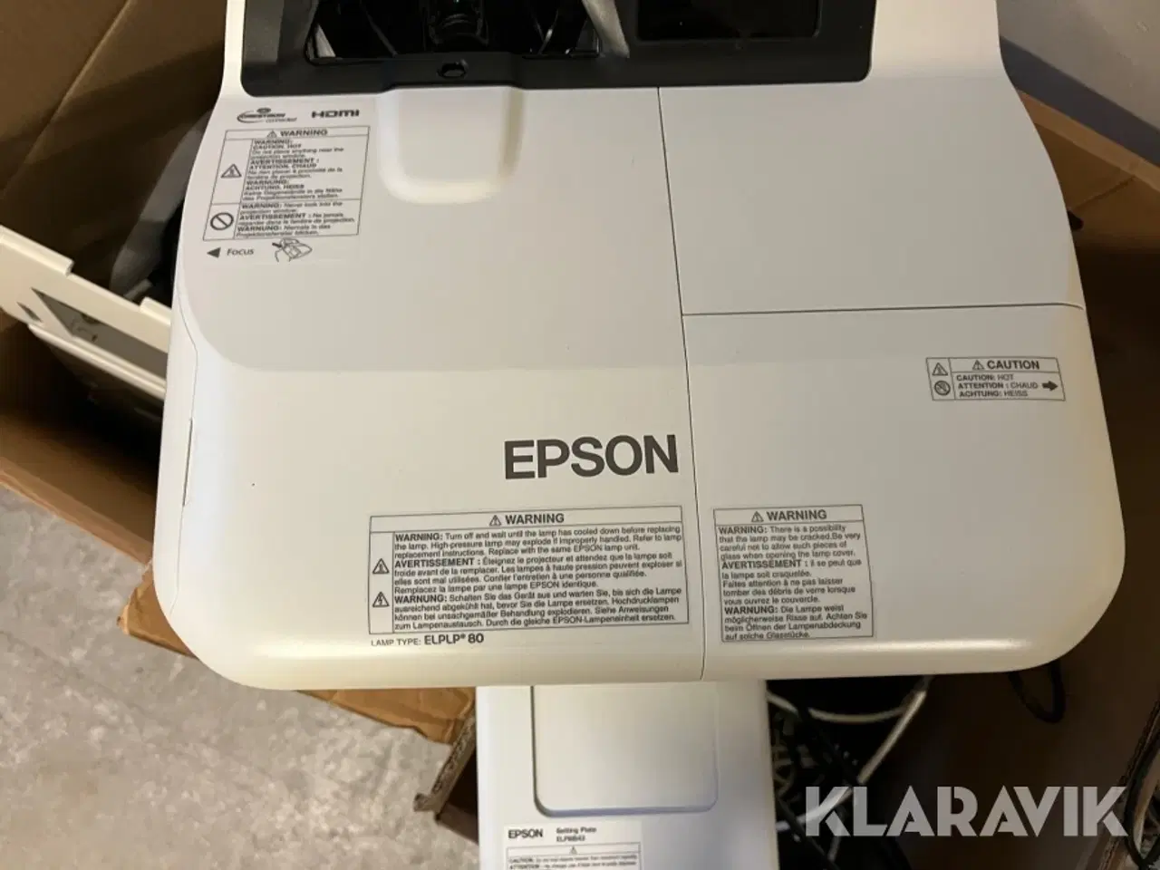Billede 5 - Projectore Epson EB-595WI 5 styk.