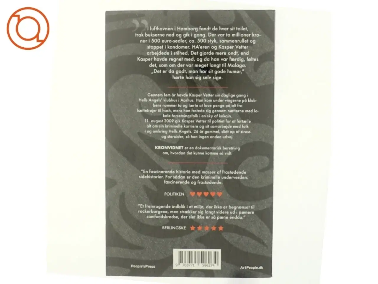 Billede 3 - Kronvidnet af Morten Frich (Bog)