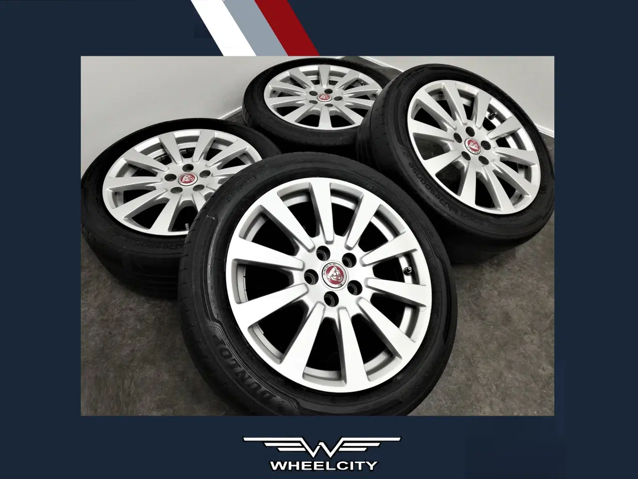 Billede 1 - 5x108 17" ET48,50 Jaguar Turbine inkl. TPMS