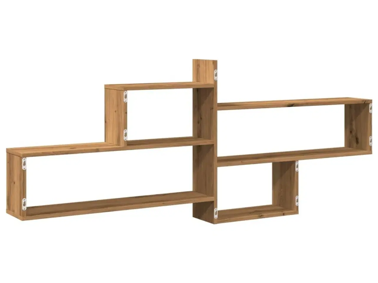 Billede 6 - Væghylde 167,5x18x68 cm konstrueret træ egetræsfarve