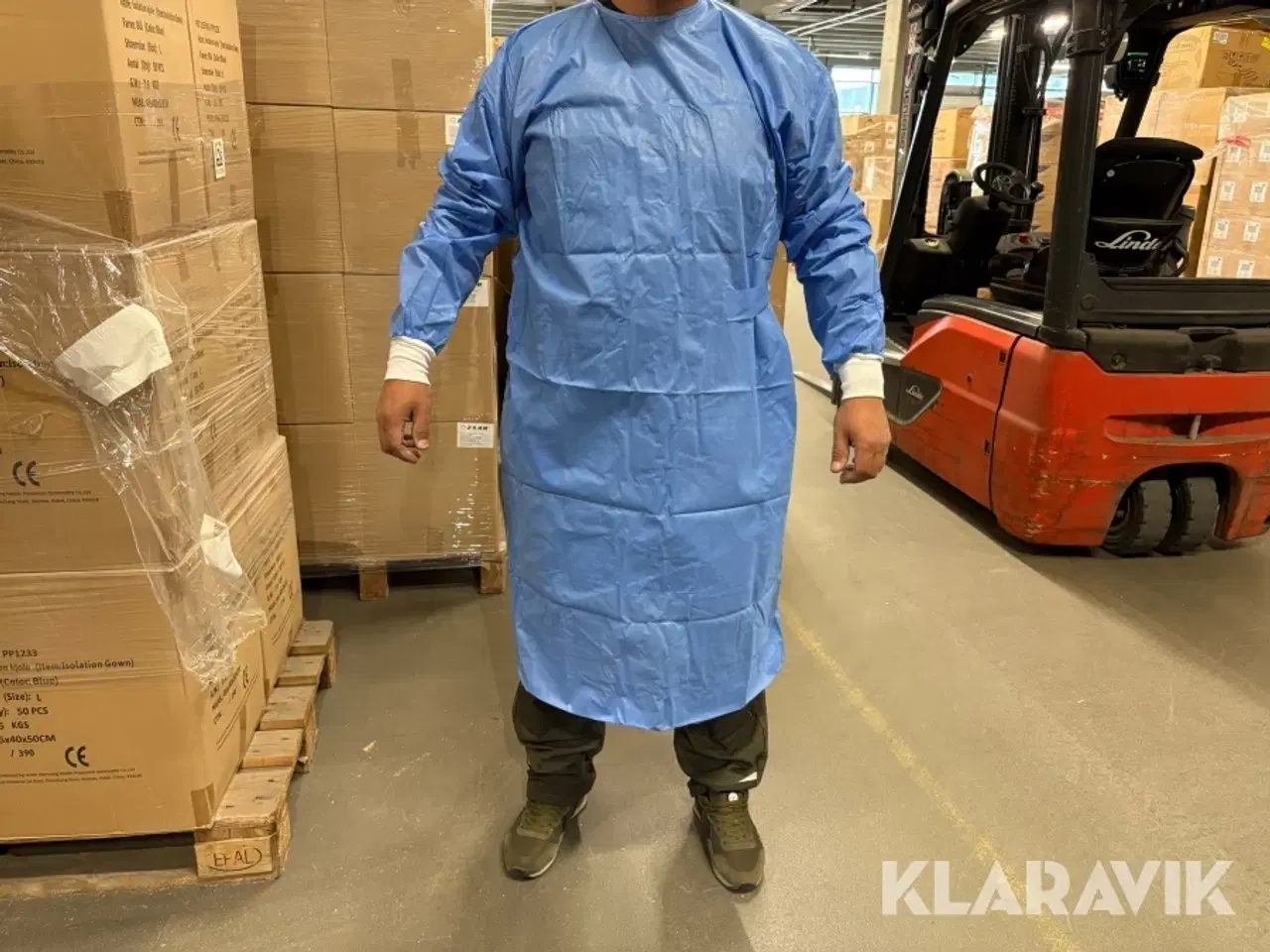 Billede 1 - Engangskittel Str. L, XL og 2XL - 5 paller