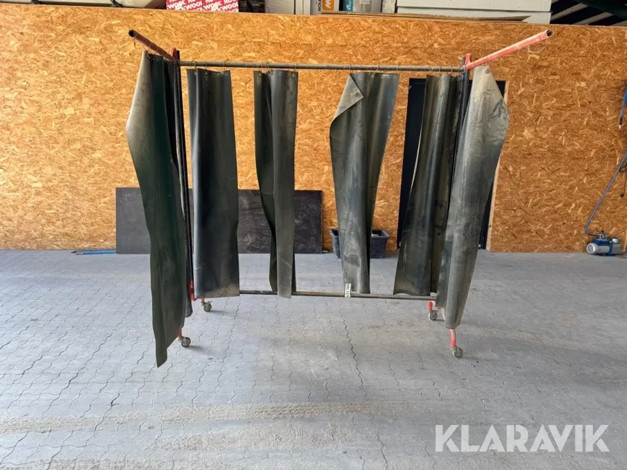 Billede 5 - Svejsegardin på hjulstativ Lansarc