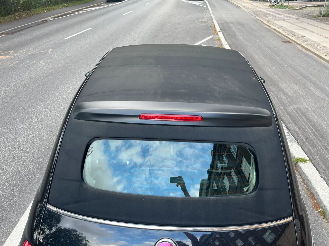 Billede 4 - Nysynet Fiat 500 cabriolet