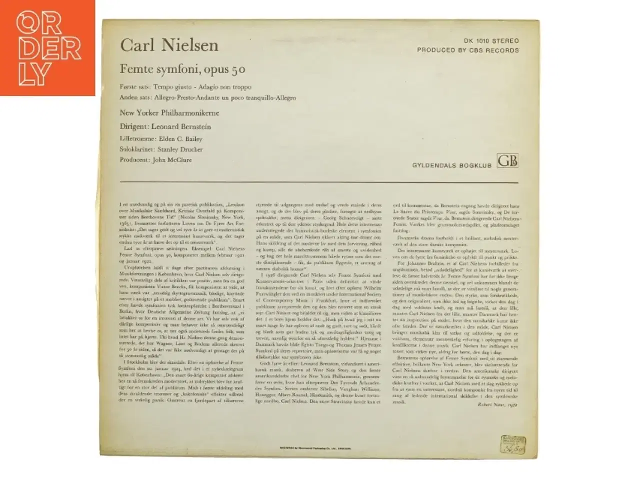 Billede 2 - Carl Nielsen Symfoni nr. 5 (LP)