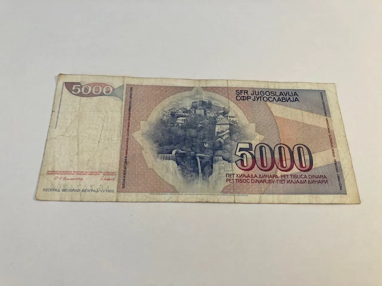Billede 2 - 5000 Dinara Yugoslavia